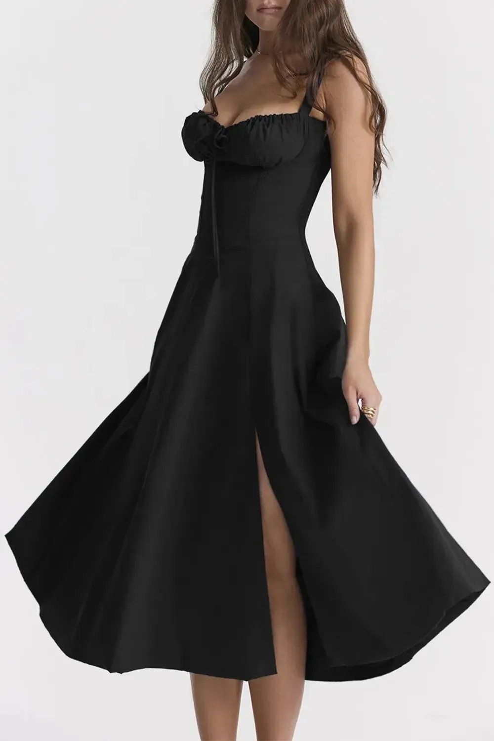 Last Day 49% OFF🔥Floral Bustier Midriff Waist Shaper Dress (Buy 2 Free Shipping)